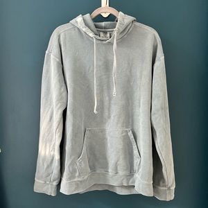 Vintage Faded Blue Hoodie